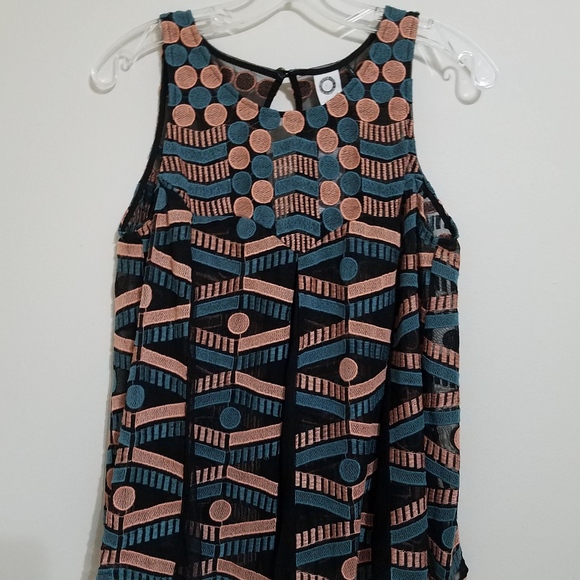 Akemi + Kin Anthropologie Kalila Embroidered Tank - Picture 3 of 8